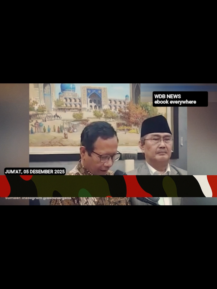 Anggota Komisi Percepatan Reformasi Polri, Mahfud MD, menyoroti kasus tiga aktivis yang ditangkap dalam kerusuhan akhir Agustus 2025 atau yang disebut 