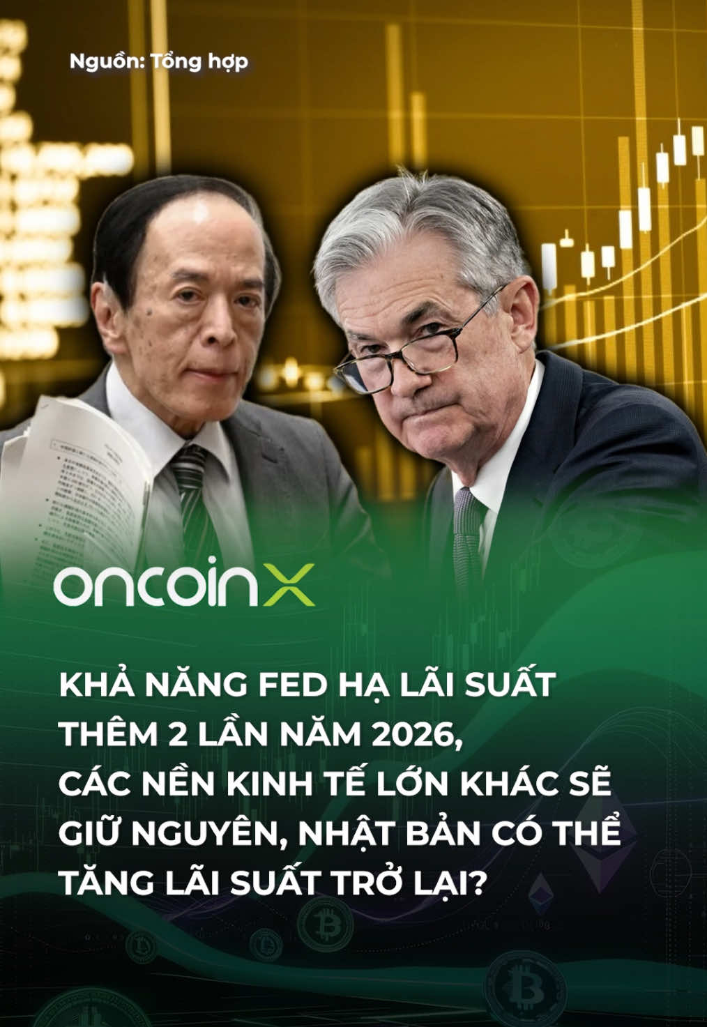 Fed khả năng chỉ còn 1 đến 2 đợt cắt giảm lãi suất cho năm nay và năm sau? #oncoinx #fed #laisuat #jeromepowell #kinhte #nhatban #chauau #chinhsach 