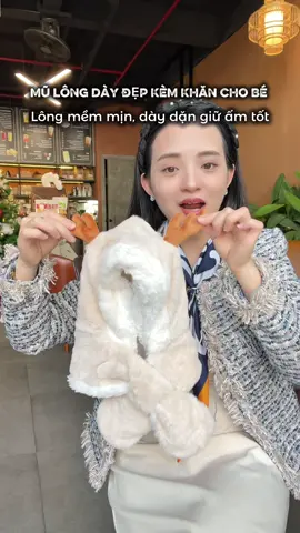 Mũ lông dày đẹp cho bé #mũ #muchobe #mulong 