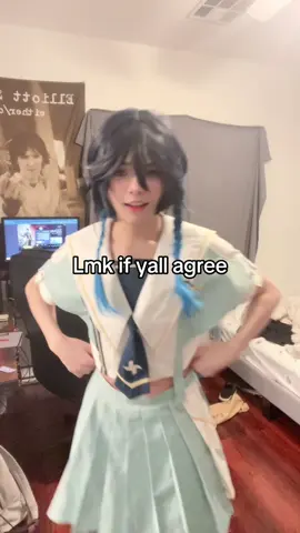 @Lividy is the original owner of the ASMR and the full audio is on her YouTube “@Lividy” #venti #genshin #asmr #cosplay #femboy 