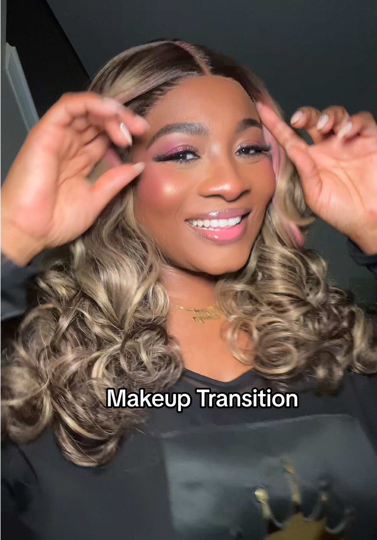 Cos I’m in my Pink Gloss Era thanks to @Juvia’s Place I am wearing “Pink Drink” Gloss from their Pink Smoothies Collection.  #makeuptransition #juviasplace #pinkglossera #fyp #lipgloss 