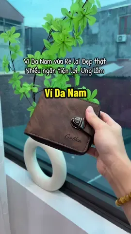 ☘️ Ví Da Nam nhiều ngăn Đẹp giá Siu hạt dẻ #viral #vinam #vidungtien #vidanamcaocap #vidanam 