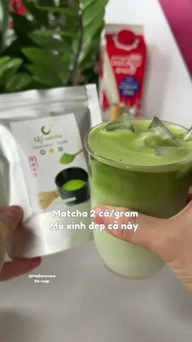 Matcha Uji tình đầu, hợp gu cho ai mới uống matcha nha, thơm, ít tanh, thuần trà ạ #matcha #matchalover #matchalatte #matchapowder #mebodireview 