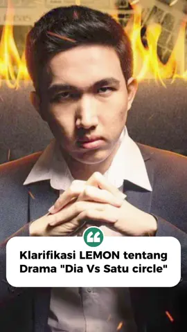 Klarifikasi Lemon tentang dirinya vs Satu Circle #lemon #clippers #MLBBXSpongeBob #MLBBFriendFest #MLBB 