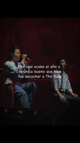 Lo mejor del año fue ir al concierto de The Rose y escucharlos en vivo  #therose #therosemusic #theroseconcert #aestheticedits 