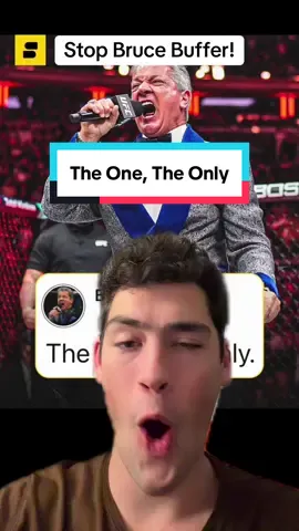 Bruce Buffer should keep “the one, the only” more exclusive #brucebuffer #ufc323 #merabdvalishvili #alexpereira  #greenscreen 