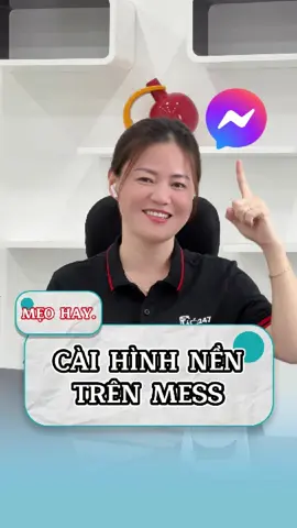 Đổi ảnh nền Messenger kiểu mới – cực trend.##tao247 #iphonezin #iphonetips #congnghe #hcm