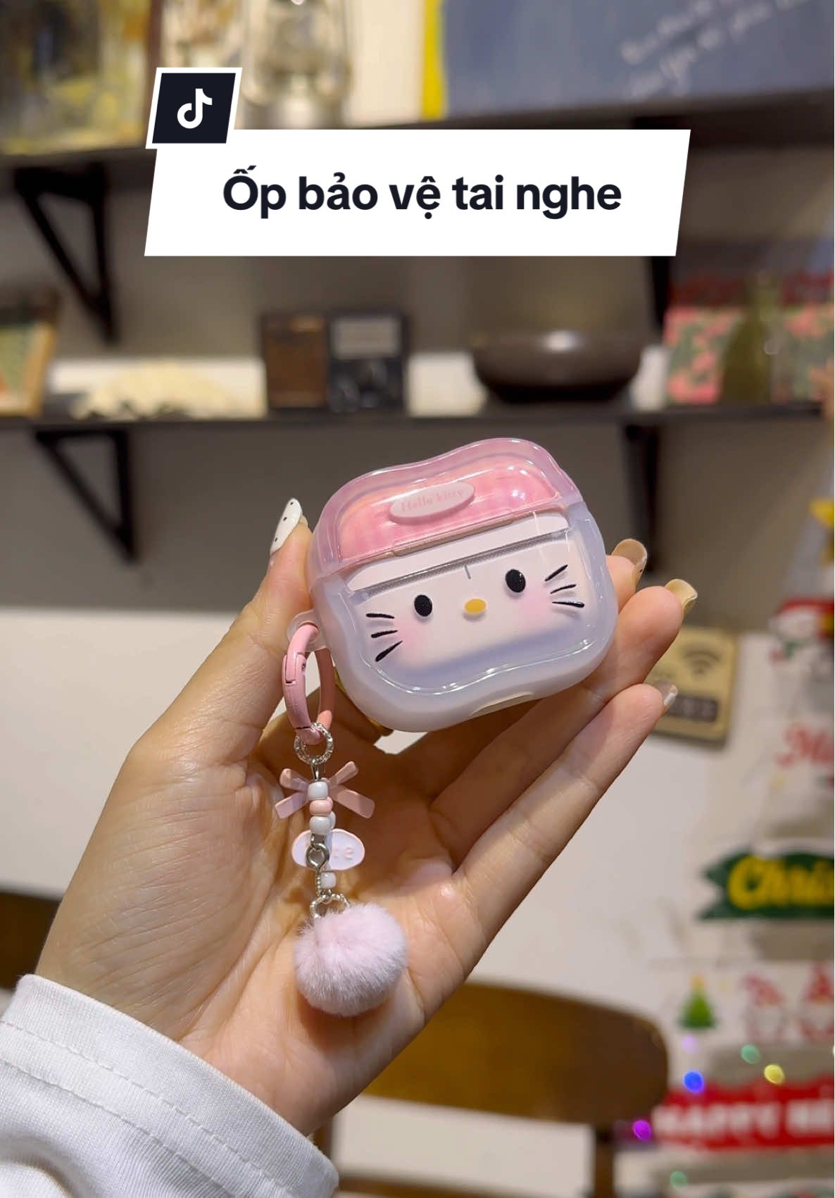 Ốp bảo vệ tai nghe siu xinh hellokitty  #opbaovetainghe #optainghe #hellokitty #decorsiuxinh 