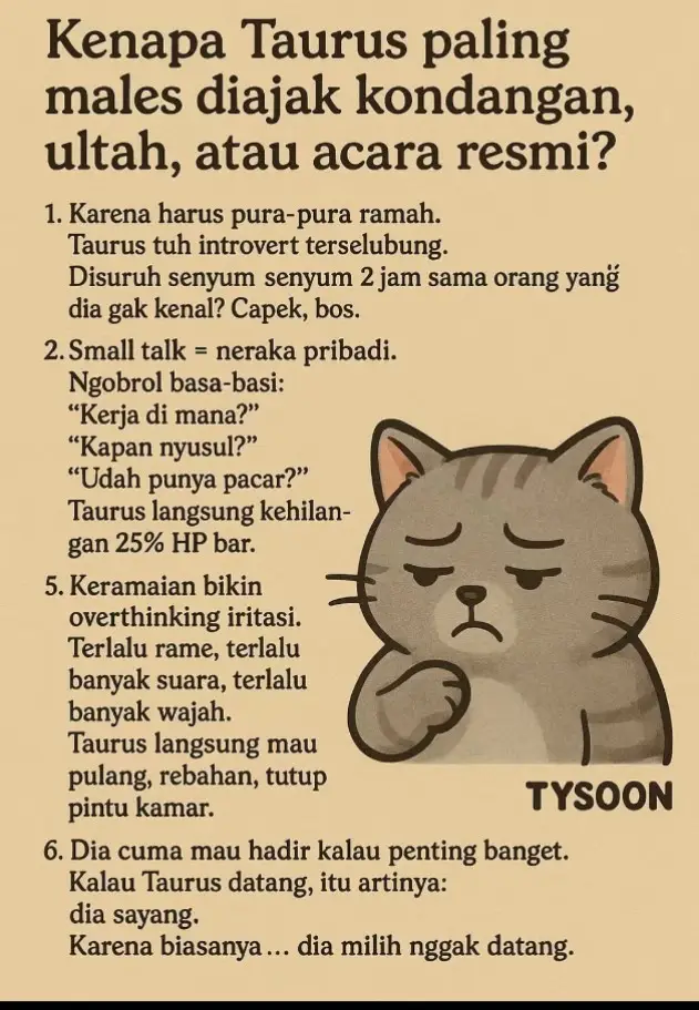 #masukberandafyp #kucing lucu tiktok #taurus♉️ #sipalingasikkkkk🗿🤣 #taurussikepalabatu 
