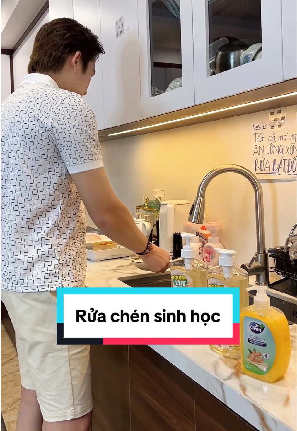 Nước rửa chén sinh học nè #nuocruachen #dauruachen #dogiadung #tikhub #xuhuong 