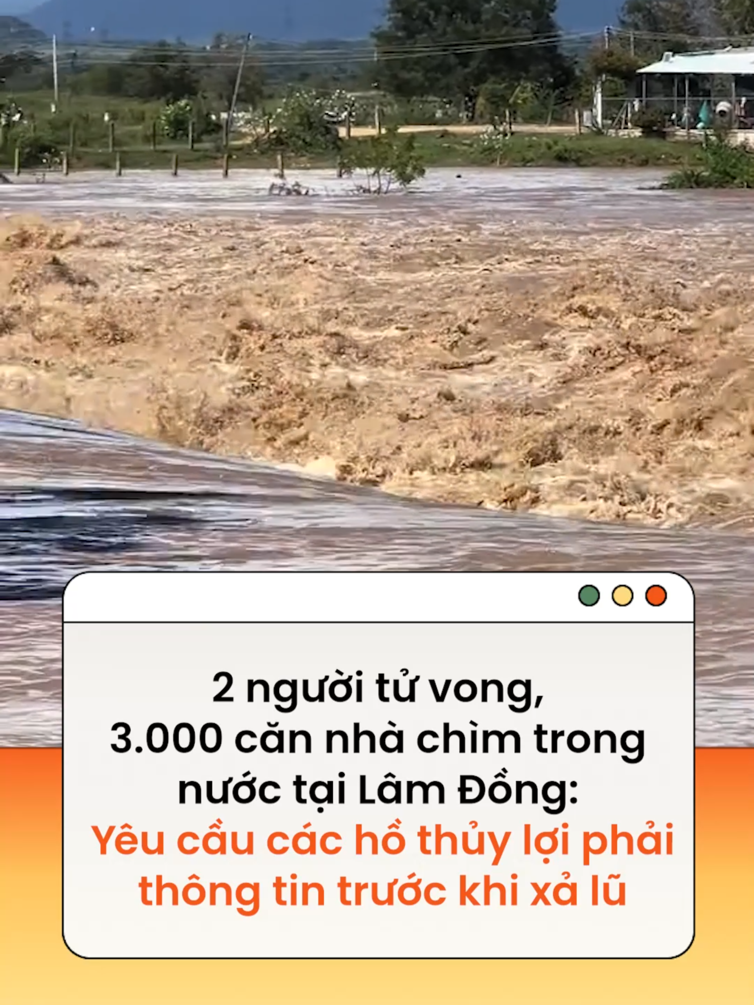 Tỉnh Lâm Đồng yêu cầu các chủ hồ thủy lợi, thủy điện thực hiện nghiêm phương án ứng phó với thiên tai, tình huống khẩn cấp đã được phê duyệt #news #amm  Theo Đời sống pháp luật