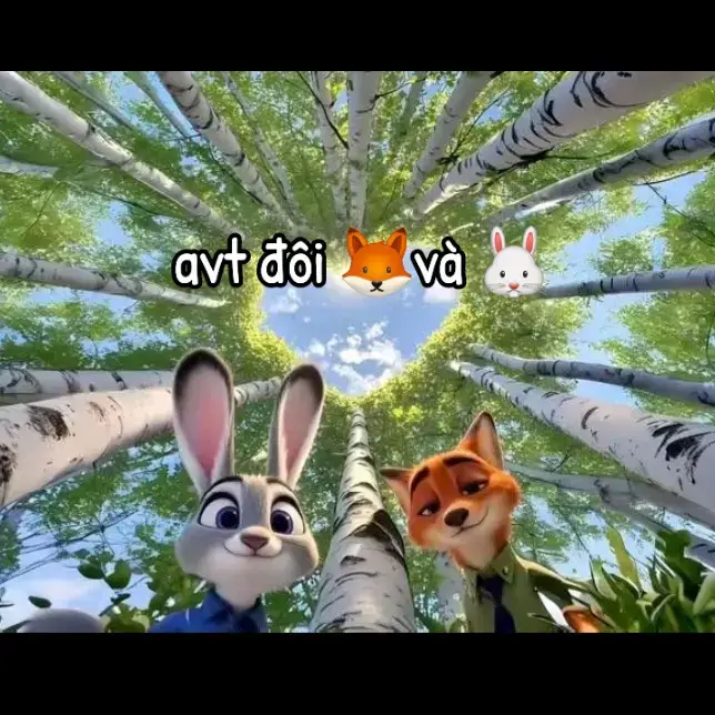 avt đôi 🦊🐰 #mongxh #xuhuong #xhuong #xhtiktok #xhhhhhhh 