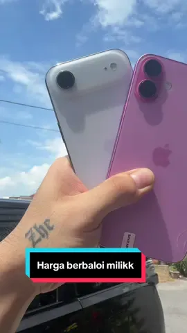 #iphone17air 256GB 3899 #iphone16plus 256GB 2699 Harga berbaloi milik . Barang serupa baru buka kotak 🫵🏻🤙 Ade siapa2 nak cari phone yg cantik jgn lupa roger kita 🥰🥰 #fyp #viral #iphone 
