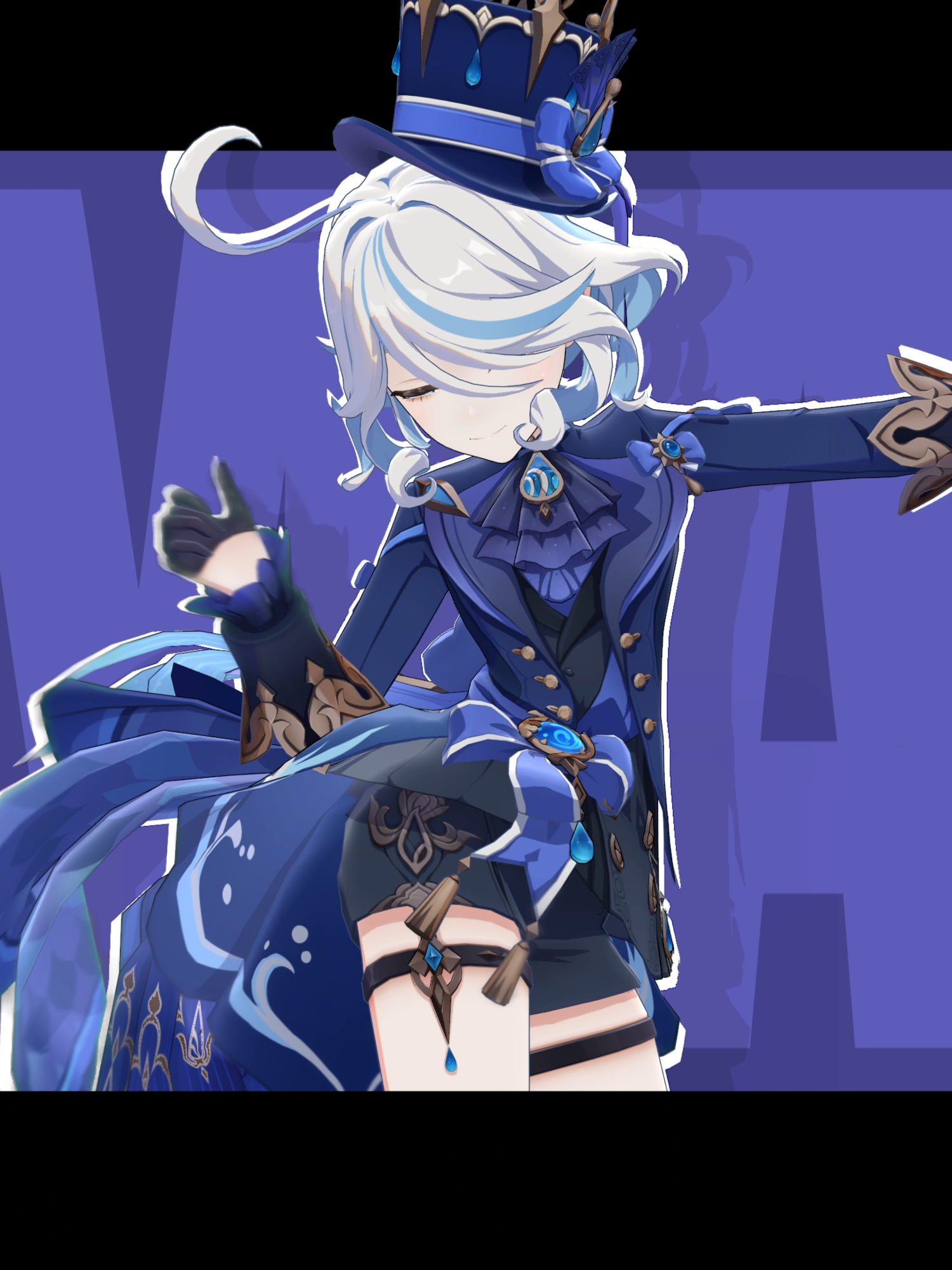 Furina Metro Man Dance! 😳 #furina#フリーナ#芙宁娜 #genshin #GenshinImpact #animation