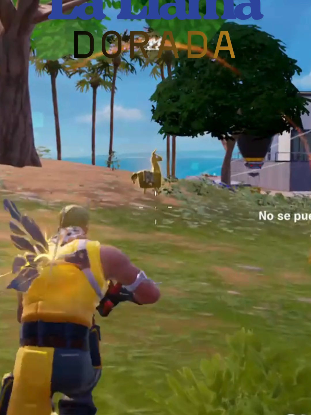 Fortnite La llama dorada.
