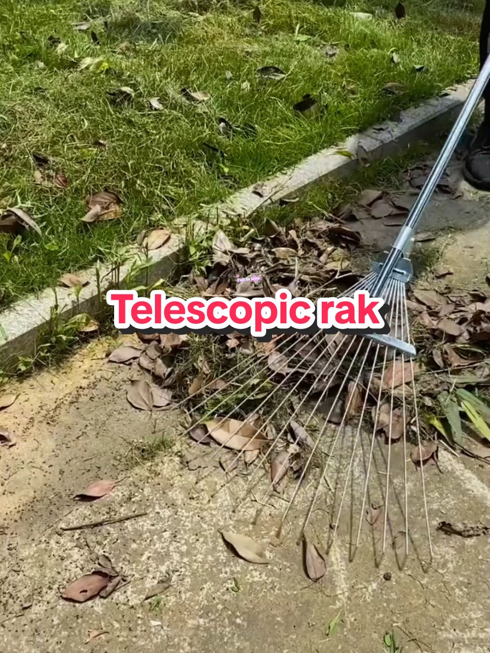 #Telescopic rake#Stainless steel telescopic rake#Straw rake#Agricultural tools
