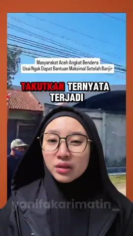 Masyarakat Aceh marah karena bantuan tak kunjung datang dari Pemerintah, warga konvoi dab angkat bendera Aceh. #aceh #sumatera #prayforsumatera 