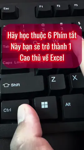 Hãy học thuộc sở phím tắt này bạn sẽ trở thành 1 cao thủ về Excel #Phimtathayexcel #phimtattinhoc #phimtatexcel #meotinhoc #thuthuattinhoc         