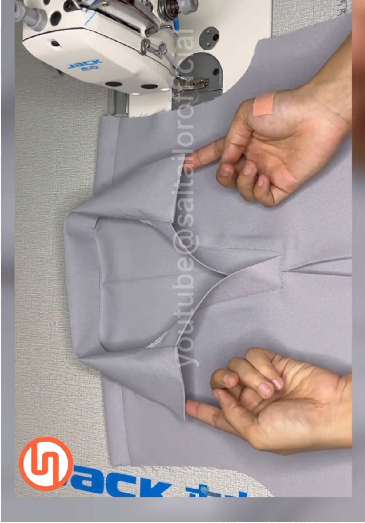Shirt Collar Neck Design Sewing Technique #idae #sewing #sewingpattern #sewingtiktok #sew 