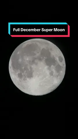 Full December Super Moon & Jupiter through Telescope The Full “Cold” Moon #fullmoon #Jupiter #supermoon #LearnOnTikTokContest #EducatorAward 