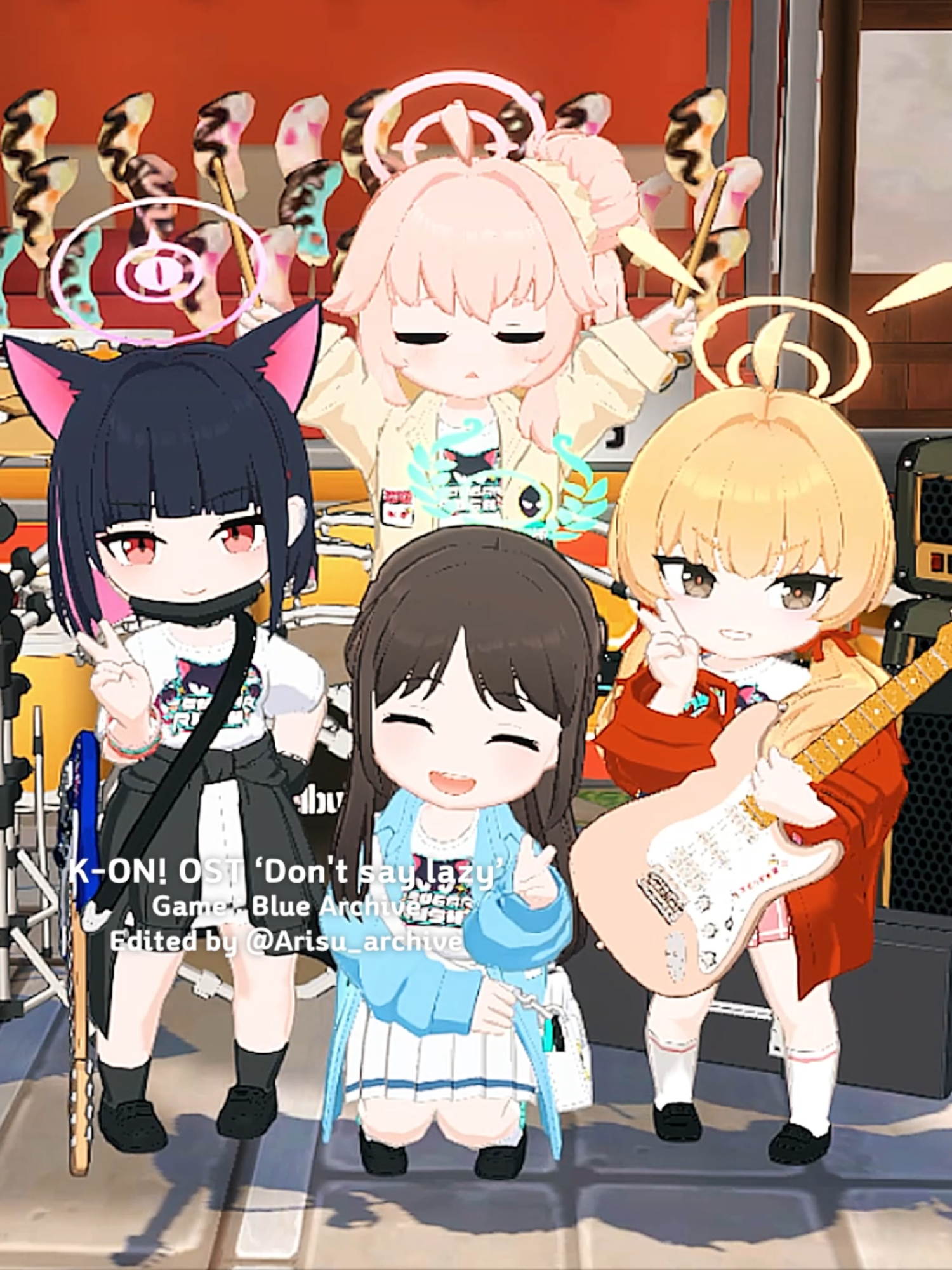 Don't say lazy_k-on #BlueArchive #블루아카이브 #ブルアカ #ブルーアーカイブ #블루아카