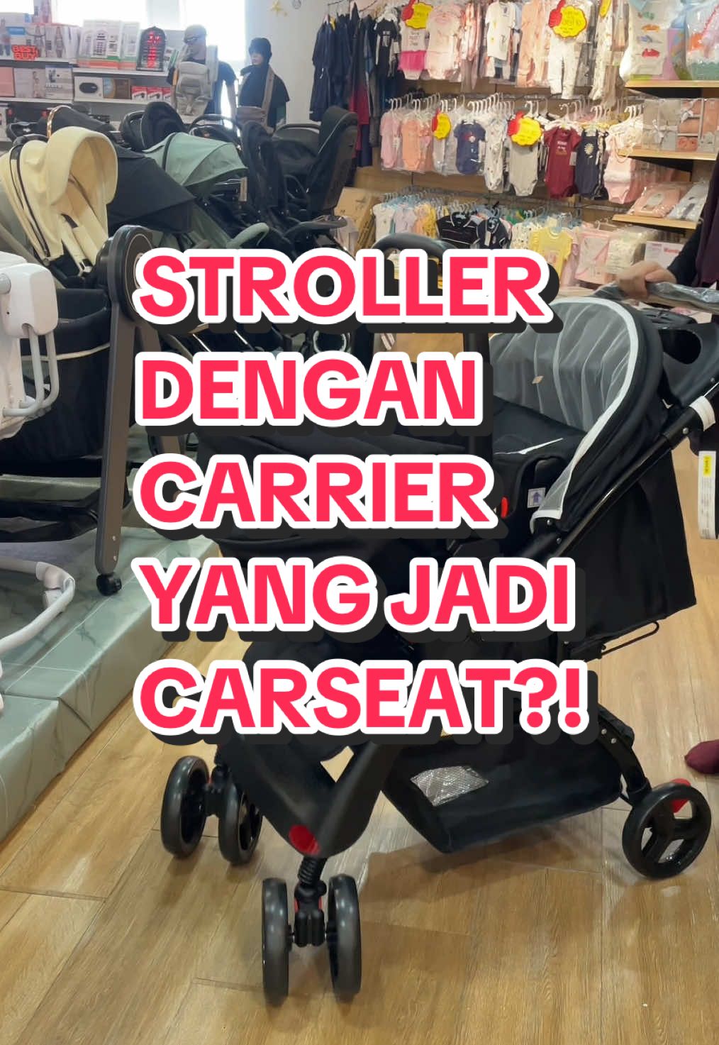 (MM03) Reverso dapat dua sekali gus Stroller + Carrier/Carseat‼️ Best tau dengan harga pun mampu milik, murah jer, cuba tengok dapat berapa🫢🛍️ #mamakiddies #stroller #carrier #carseat #combo 