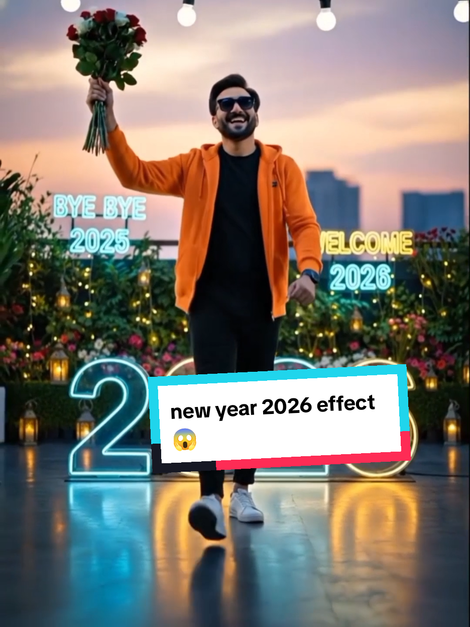 Happy new year 2026 effect\ Welcome 2026 12v filter #welcome2026 #12vfilter #newyear2026 #effect #happynewyear 