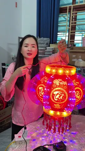 (mua 1 cặp tặng đèn nháy 20m) đèn lồng xoay 360 độ , đèn 3D kim cương #ngagiadung20 #denlong #denlongtet #denlongdienxoay360 #denlongtrangtri 