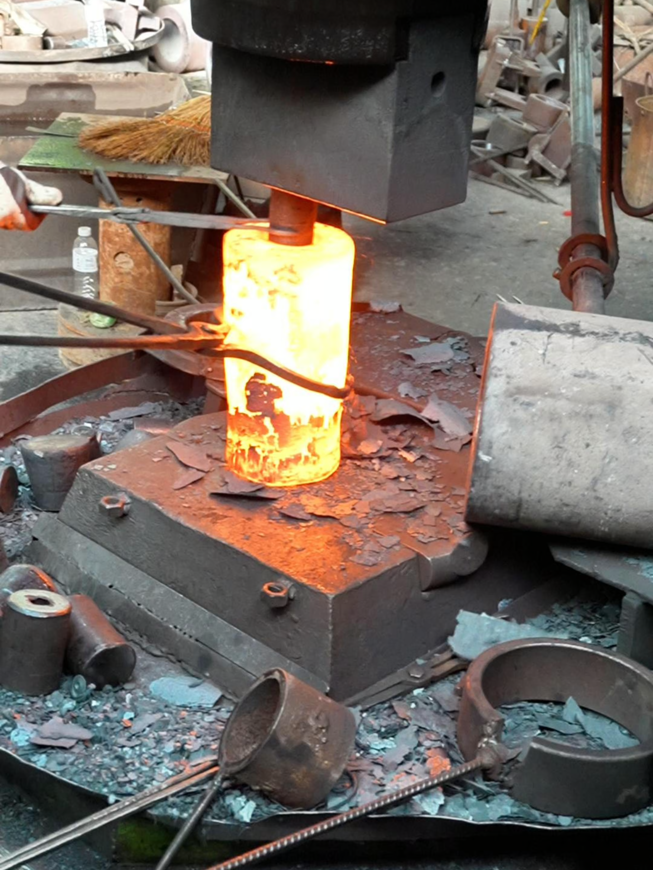 Inside the forging factory Forging at Its Most Intense — No Mistakes Allowed  #steel #metal #factory #manufacturer #forging #machine