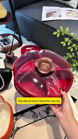KHAY ĐỰNG MỨT ĐỂ BÀN HÌNH QUẢ HỒNG! #tet2026 #viral #trending #dodungtienich #decor 