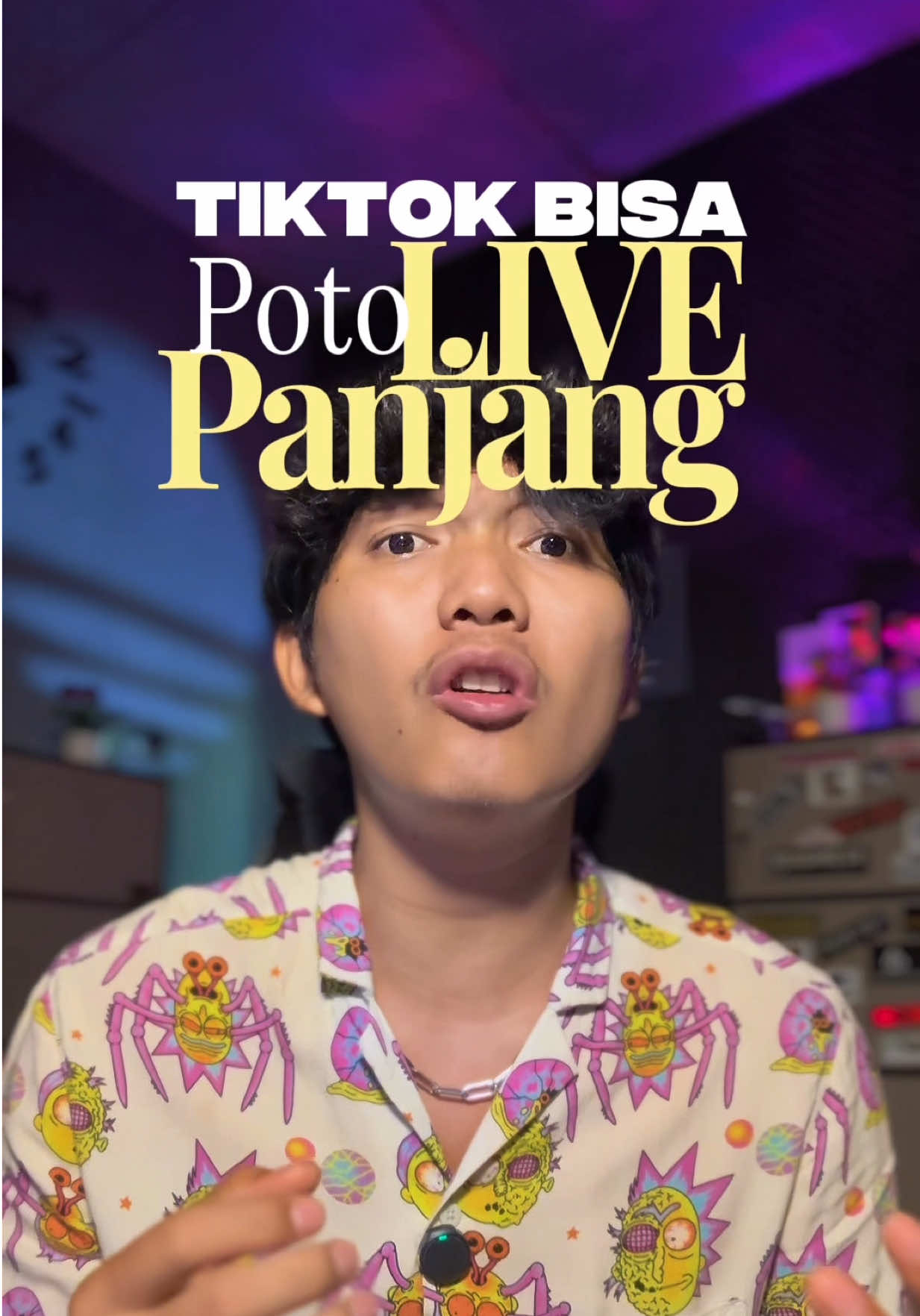 Cara bikin poto live panjang cuman dari tiktok. #fyp 