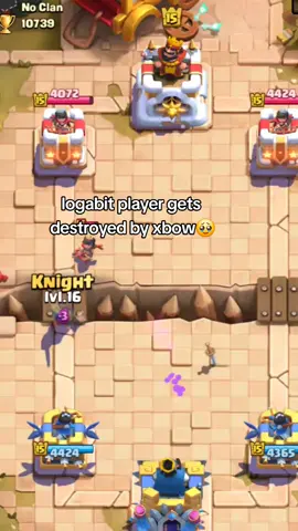 whats wors xbow or logbait#clashroyale #fyp 