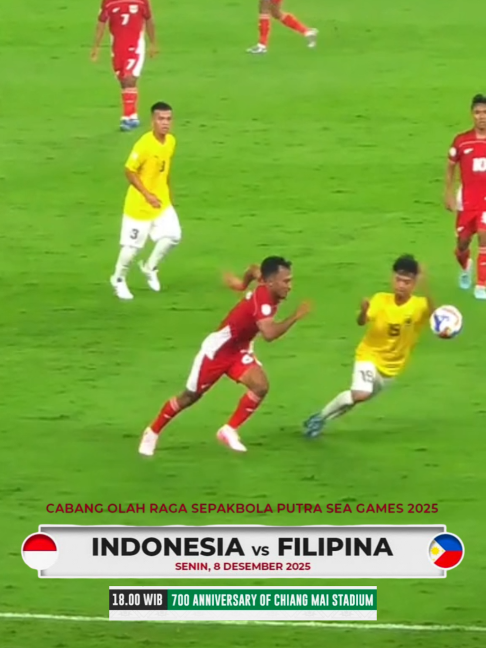 jadwal Indonesia vs Filipina @updet lapangan #timnasindonesia #timnasday #timnasu23 #ultrasgaruda #seagames2025 