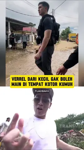 Verrel #fyp #verrelbramasta #banjir #bencana 