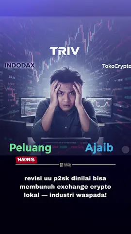 Revisi UU P2SK memicu kekhawatiran besar di industri crypto Indonesia. Aturan baru dinilai berpotensi menekan operasional exchange lokal, terutama terkait perizinan, modal, dan struktur regulasi yang makin ketat. Pelaku industri memperingatkan: jika tidak disesuaikan, exchange lokal bisa tidak mampu bersaing dan risiko sentralisasi pasar semakin besar. 🔗 Sumber: DigitalCapital.id #uup2sk #cryptoindonesia #exchange