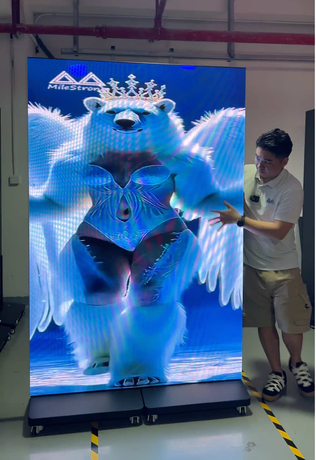 How to connect two screens?#MileStrong #leddisplayfactory #ledposterscreen #leddisplay #ledscreen 
