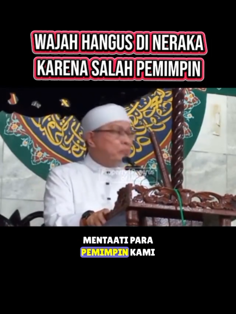 Wajah Hangus Di Neraka Karena Salah Ikut Pemimpin. By Ust Ihsan Tandjung.  #pemimpinsesat #ulamasesat #videodakwah #dakwahviral #ulamapewarisnabi 