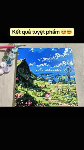 Lên màu vượt qua tưởng tượng của mình #tranhsohoa #mehoathinh #xuhuongtiktok 