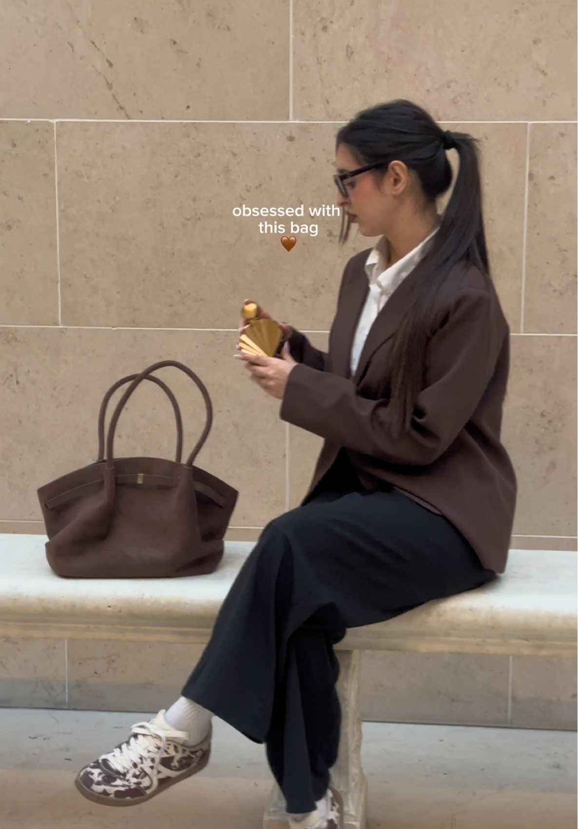 omg this bag🤎 #bag #tiktokshop #aesthetic #fyp 