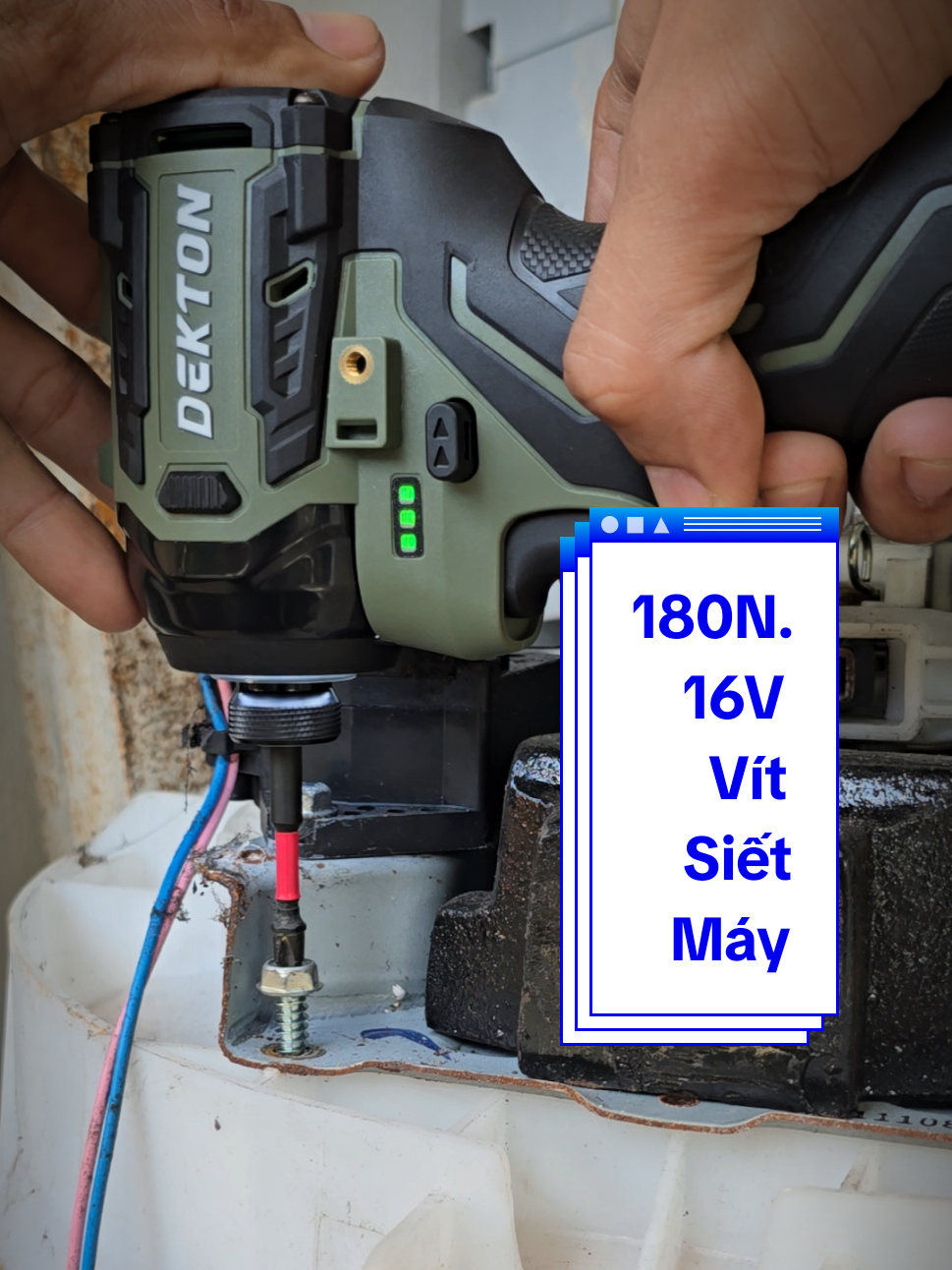 Máy Siết Vít Dekton Gen 3  #hvr1995 