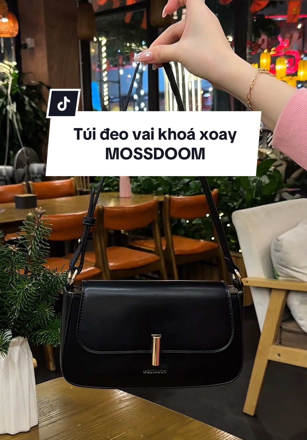 Túi xách nữ, túi đeo vai 1 ngăn lớn khoá xoay basic, dễ đeo, dễ phối đồ #reviewtuixach #tuixachnu #tuixach #jimestore #tuideovai 