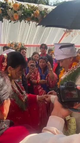 #MarriageCeremony #gurungculture #happymarriedlifenani🥰                  @🍀🤞 @bipanagurung12 @Kiran Gurung #fyp #🥰❤️ @॥ गुरुङ सुना ॥ 