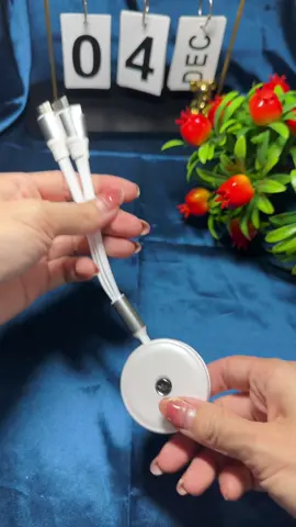 Cáp sạc điện thoại 3 đầu 100W