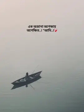 এক অজানা অপেক্ষায় অপেক্ষিত..! 