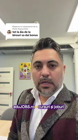 Ca răspuns pentru @Florin Stancu1353 #leonardgilbertfieraru #edujobs #locuridemunca #recrutare 