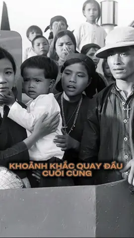 Khoảnh khắc chia ly định mệnh năm 1954: Hơn 1 triệu người phải rời xa quê hương, nước mắt đã rơi như mưa trên boong tàu. #lichsuvietnam #dicư #hoàiniệm #vietnamhistory #bitráng 