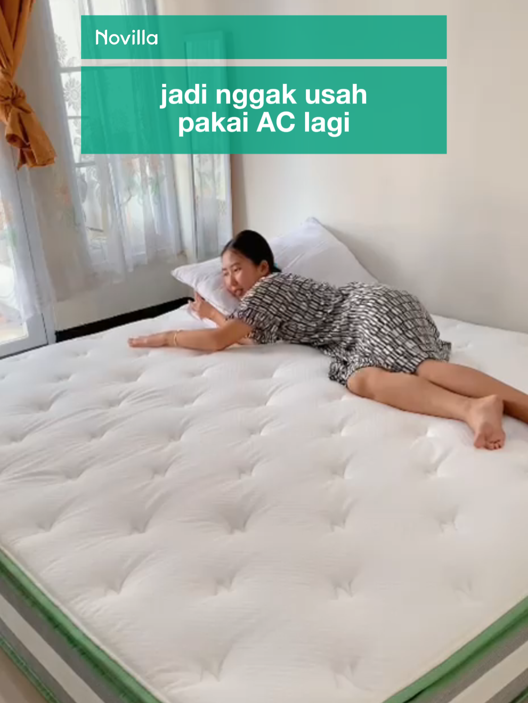 Emang ada ya kasur harga 2 jutaan yang sudah anti-ambles dan garansi 10 tahun? Jawabannya kasur Novilla 180x200. pasti nyamannya, pasti awetnya. Yuk ceklah sekarang! #novilla #kasurnovilla #novillaindonesia #novillaicemint #coolnest #coolingnovilla #novillametadreamplus #fyp #kasurnovilla180x200 #contentcreator