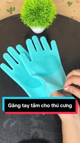 Tắm cho thú cưng thì mua ngay em này nha #gangtaytamchomeo #gangtaysilicon #gangtaytamthucung #mymycat #xuhuong 