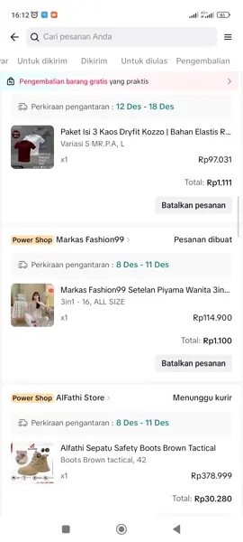 Belanja di tiktok shop harga cuma 100 rupiah sudah 6 paket yang otw ke rumah nih, masa kalian mau ketinggalan🥳 #tiktokshop #fypシ #tiktokevent #potonganharga 