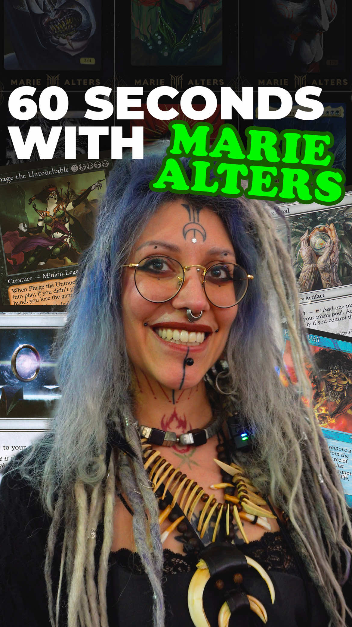 60 seconds with Marie Grazie mille Marie Alters #mtg #60seconswith #magicthegathering #eternalweekend